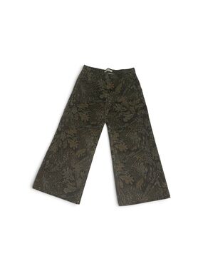 Refrain Wide Leg Camo Jeans